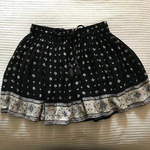 Boho Mini Skirt